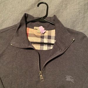 Burberry London quarter zip pullover